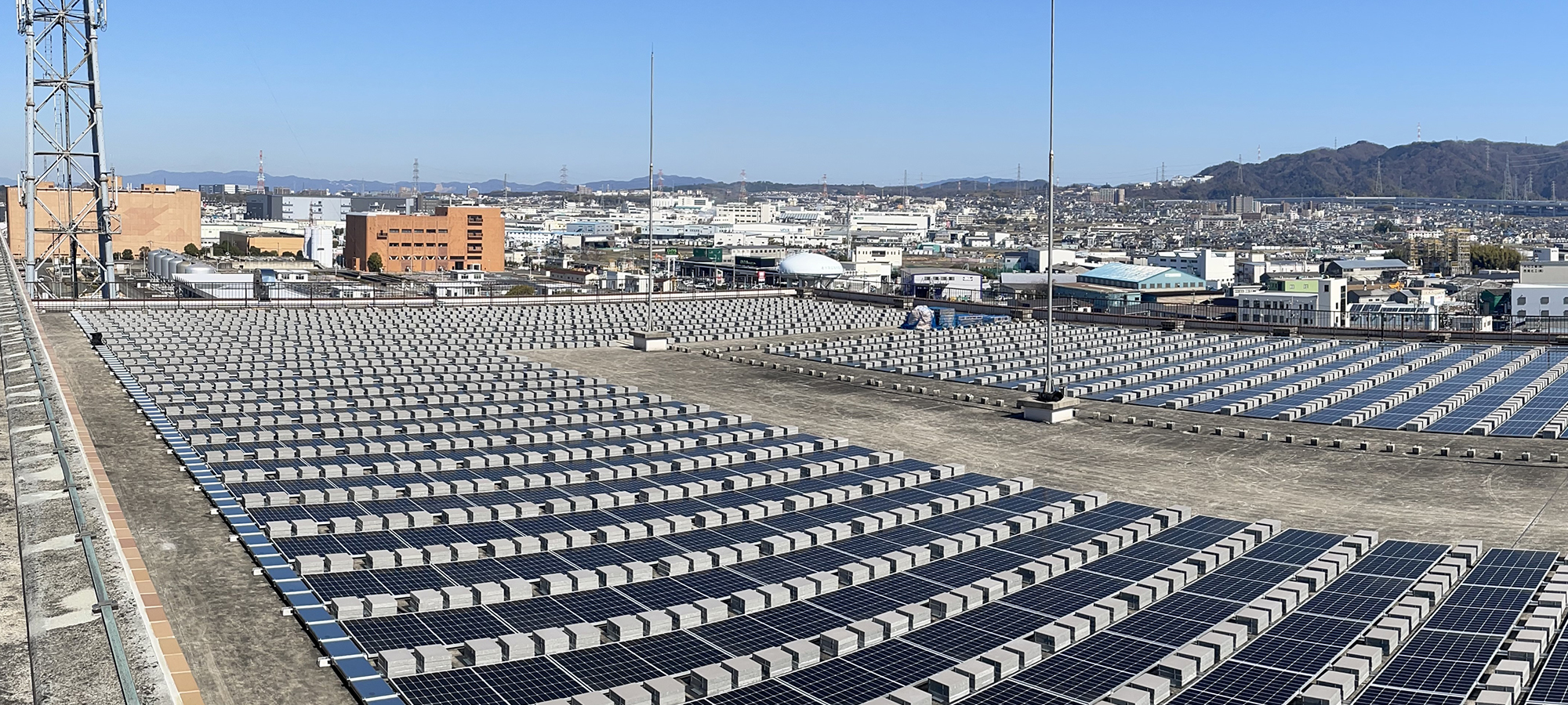 自治体施設M太陽光パネル施工